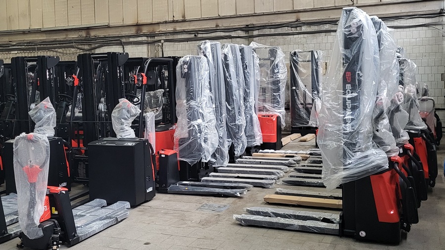 Тест-драйв складской техники на нашем складе в Арзамасе