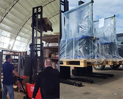 Тест-драйв складской техники на нашем складе в Арзамасе