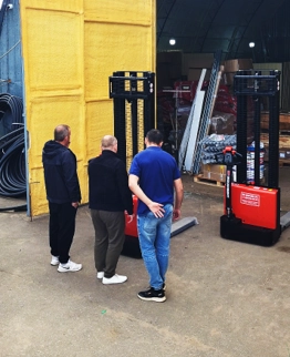 Тест-драйв складской техники на нашем складе в Арзамасе